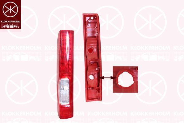 Kombinuotas galinis žibintas KLOKKERHOLM 50890713