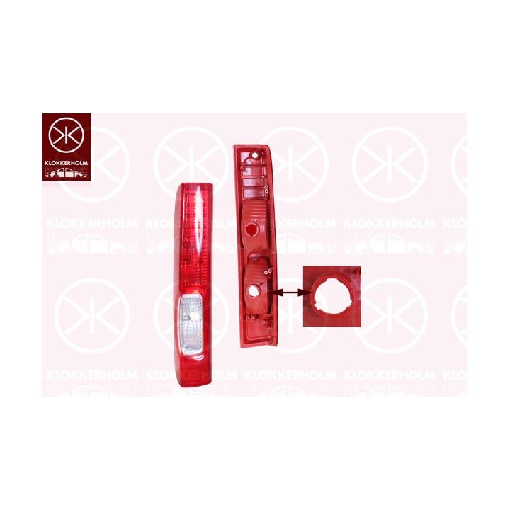 Kombinuotas galinis žibintas KLOKKERHOLM 50890714