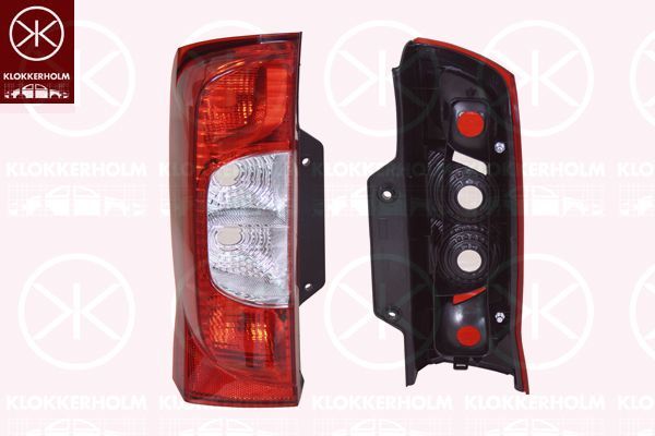 Kombinuotas galinis žibintas KLOKKERHOLM 55530703