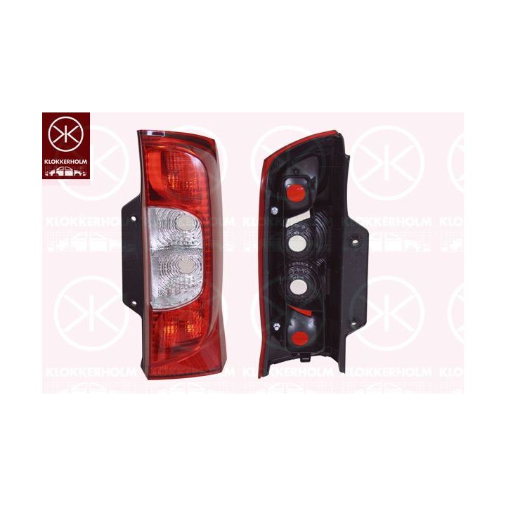 Kombinuotas galinis žibintas KLOKKERHOLM 55530704
