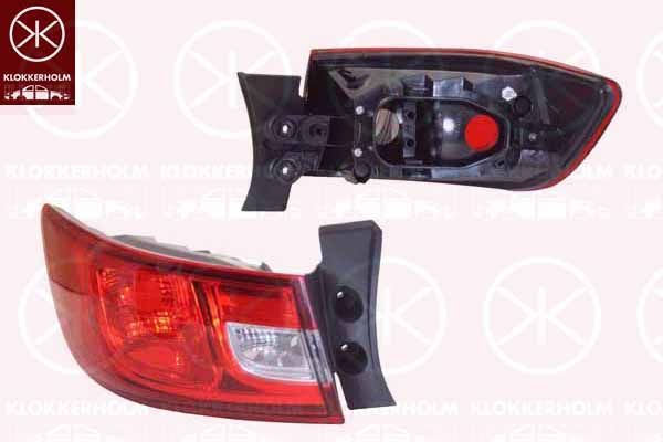 Kombinuotas galinis žibintas KLOKKERHOLM 60340711