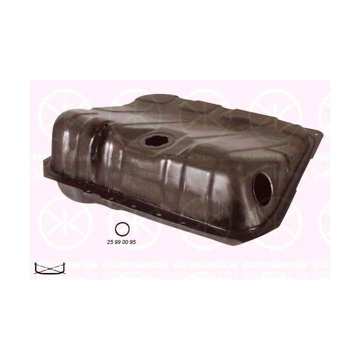 Degalų bakas KLOKKERHOLM 2561008