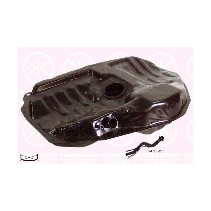 Degalų bakas KLOKKERHOLM 3438008