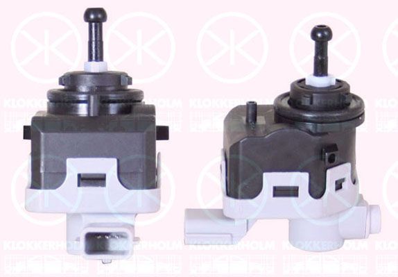 Vykdomasis elementas, žibintų diapazono reguliavimas KLOKKERHOLM 60420060