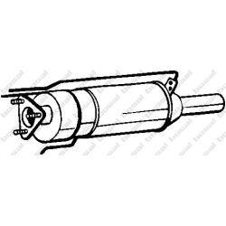Suodžių / kietųjų dalelių filtras, išmetimo sistema KLOKKERHOLM 095-205