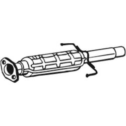 Suodžių / kietųjų dalelių filtras, išmetimo sistema KLOKKERHOLM 095-212