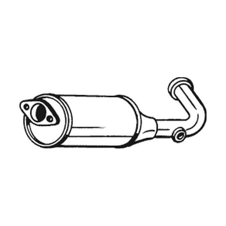 Suodžių / kietųjų dalelių filtras, išmetimo sistema KLOKKERHOLM 095-256