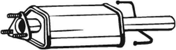 Suodžių / kietųjų dalelių filtras, išmetimo sistema KLOKKERHOLM 097-228