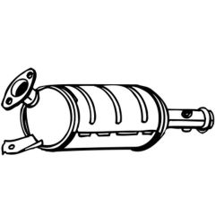 Suodžių / kietųjų dalelių filtras, išmetimo sistema KLOKKERHOLM 097-705