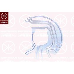 Apsauginis skydas, stabdžių diskas KLOKKERHOLM 0093377