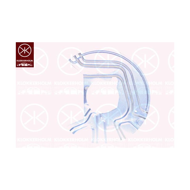 Apsauginis skydas, stabdžių diskas KLOKKERHOLM 0093378