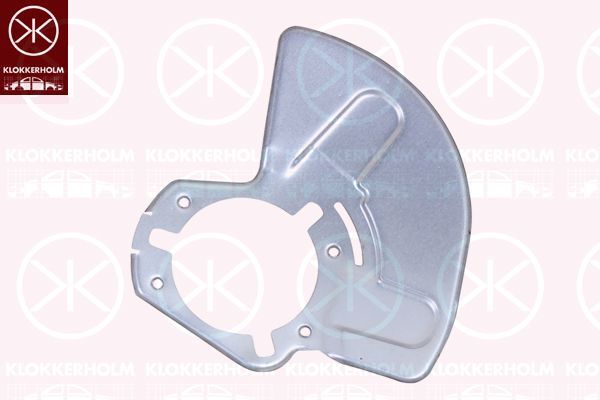 Apsauginis skydas, stabdžių diskas KLOKKERHOLM 5052378