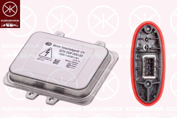 Balastas, dujų išlydžio lemputė KLOKKERHOLM 25830070A1