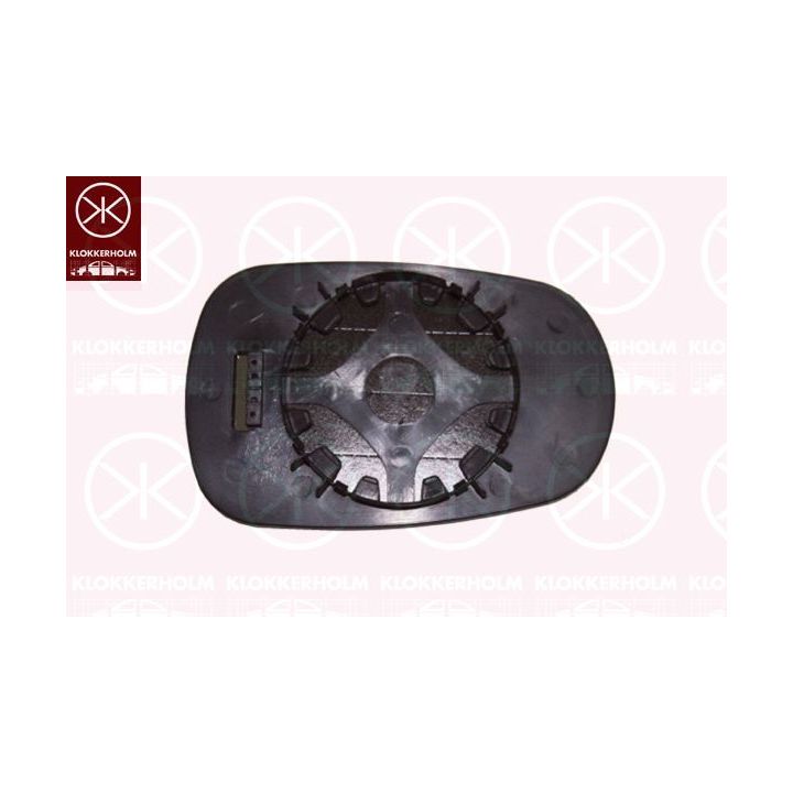 Veidrodėlio stiklas, išorinis veidrodėlis KLOKKERHOLM 13011060