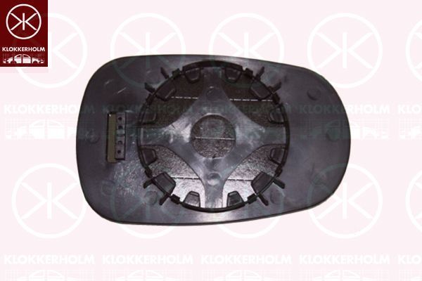 Veidrodėlio stiklas, išorinis veidrodėlis KLOKKERHOLM 13011060