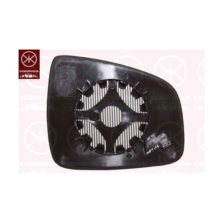 Veidrodėlio stiklas, išorinis veidrodėlis KLOKKERHOLM 13011064