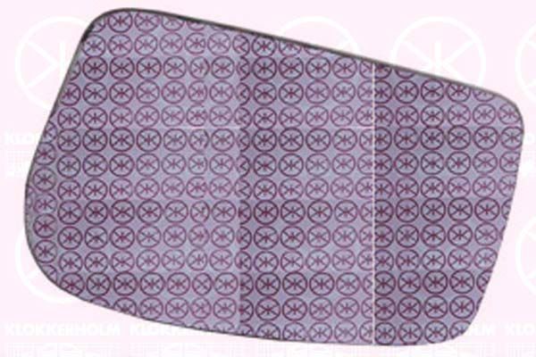 Veidrodėlio stiklas, išorinis veidrodėlis KLOKKERHOLM 20361064