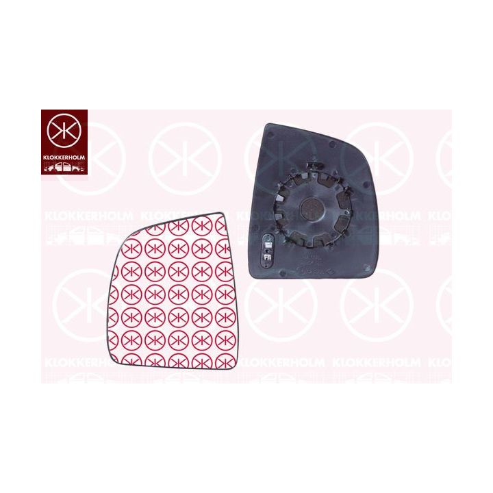 Veidrodėlio stiklas, išorinis veidrodėlis KLOKKERHOLM 20431062