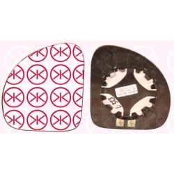 Veidrodėlio stiklas, išorinis veidrodėlis KLOKKERHOLM 20451064