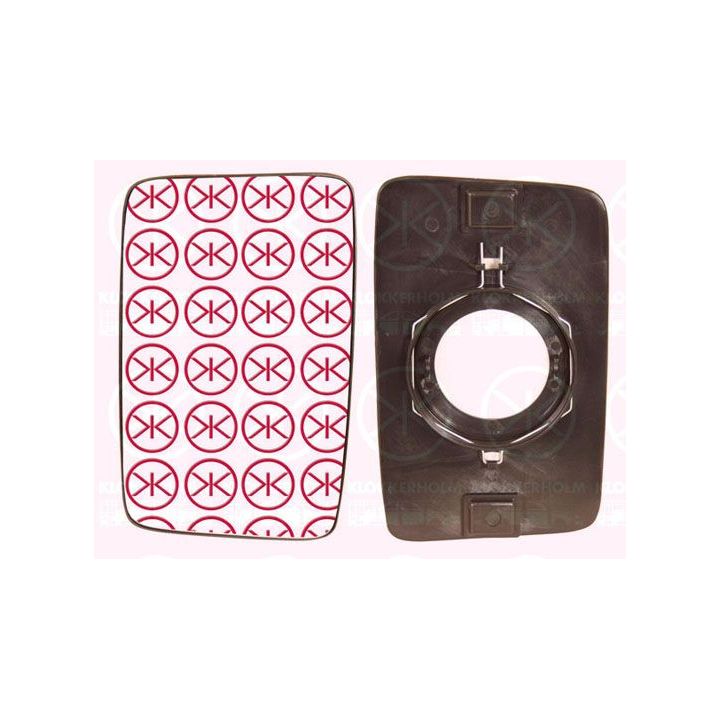 Veidrodėlio stiklas, išorinis veidrodėlis KLOKKERHOLM 20921060