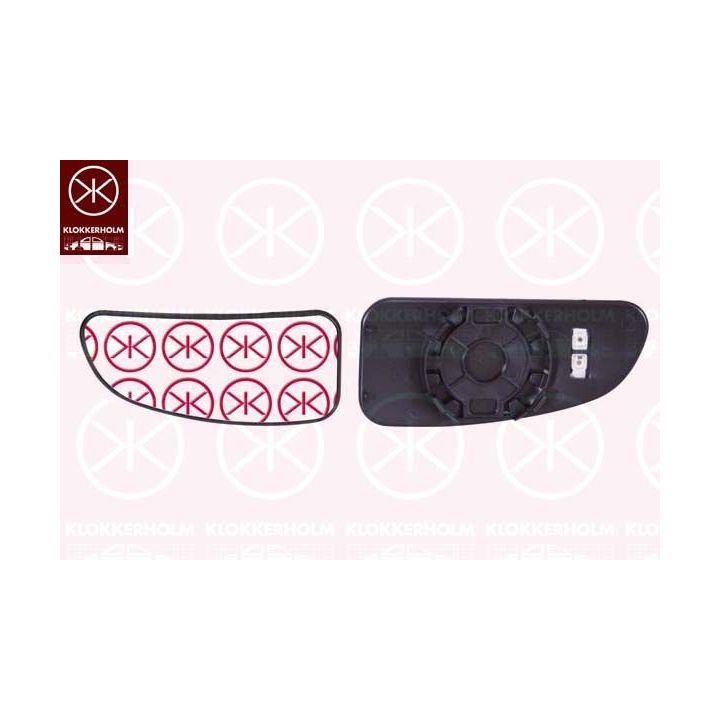 Veidrodėlio stiklas, išorinis veidrodėlis KLOKKERHOLM 20921072