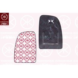 Veidrodėlio stiklas, išorinis veidrodėlis KLOKKERHOLM 20971064