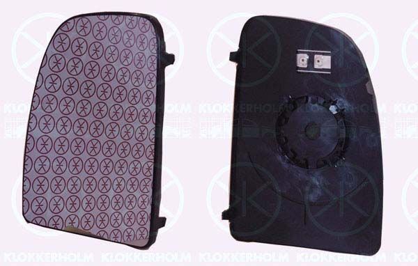 Veidrodėlio stiklas, išorinis veidrodėlis KLOKKERHOLM 20971070