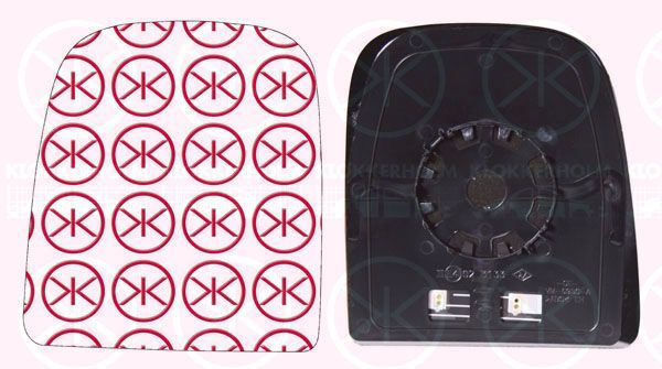 Veidrodėlio stiklas, išorinis veidrodėlis KLOKKERHOLM 30811063