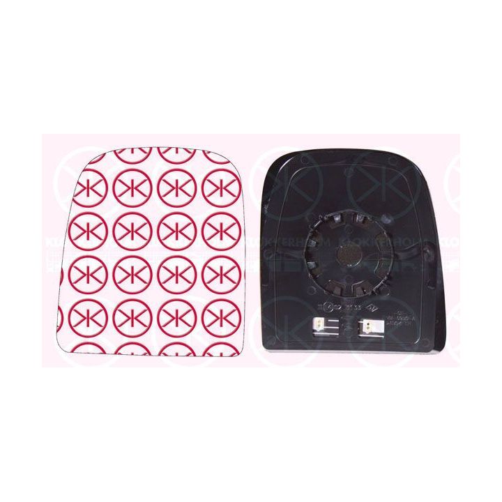 Veidrodėlio stiklas, išorinis veidrodėlis KLOKKERHOLM 30811064