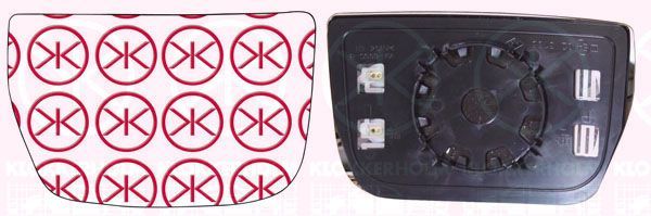 Veidrodėlio stiklas, išorinis veidrodėlis KLOKKERHOLM 30811067