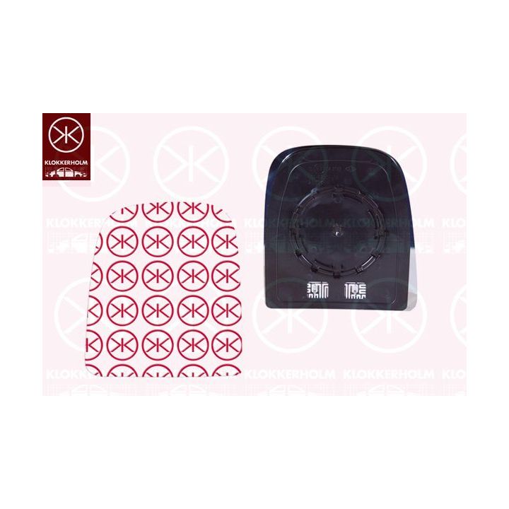 Veidrodėlio stiklas, išorinis veidrodėlis KLOKKERHOLM 30811074