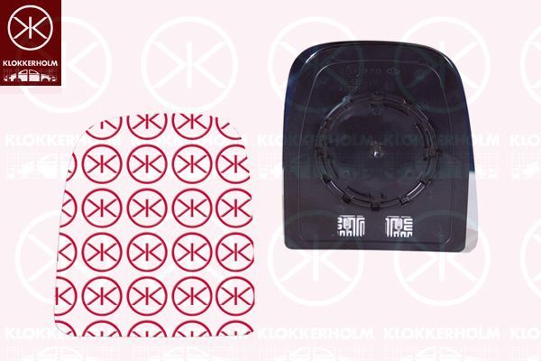 Veidrodėlio stiklas, išorinis veidrodėlis KLOKKERHOLM 30811074