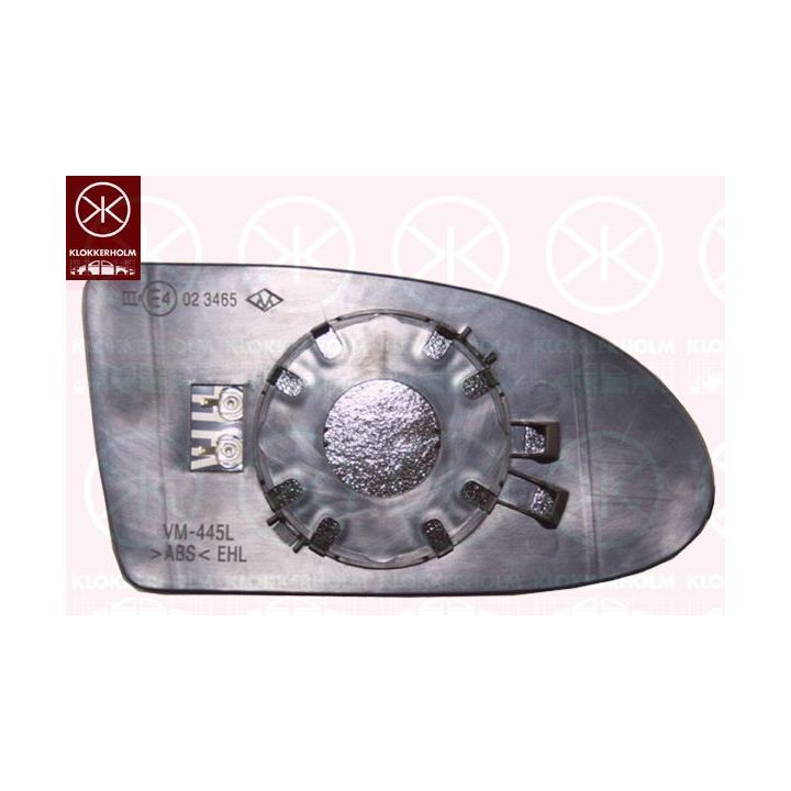 Veidrodėlio stiklas, išorinis veidrodėlis KLOKKERHOLM 31501063