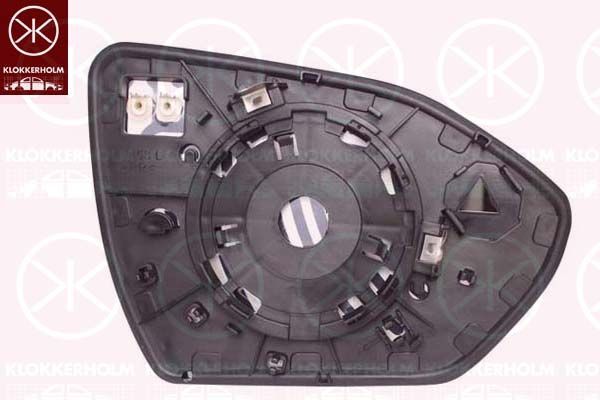 Veidrodėlio stiklas, išorinis veidrodėlis KLOKKERHOLM 31791061