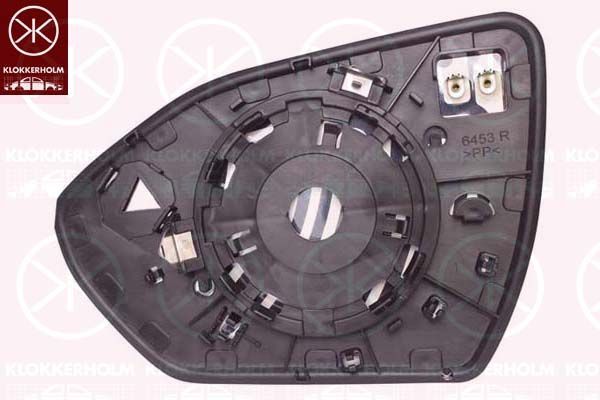 Veidrodėlio stiklas, išorinis veidrodėlis KLOKKERHOLM 31791062