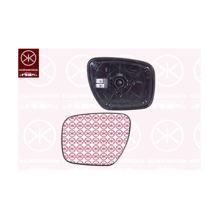 Veidrodėlio stiklas, išorinis veidrodėlis KLOKKERHOLM 34081061