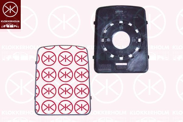 Veidrodėlio stiklas, išorinis veidrodėlis KLOKKERHOLM 50881061