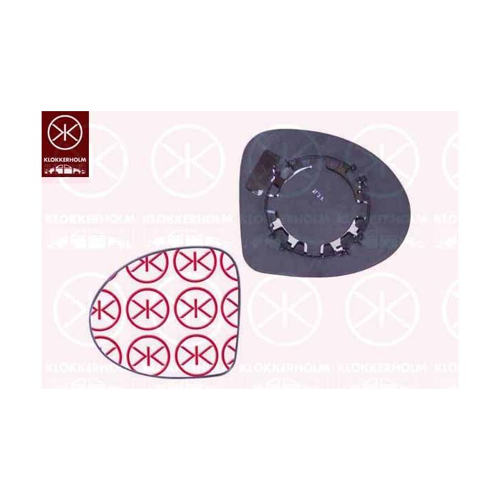 Veidrodėlio stiklas, išorinis veidrodėlis KLOKKERHOLM 60061061