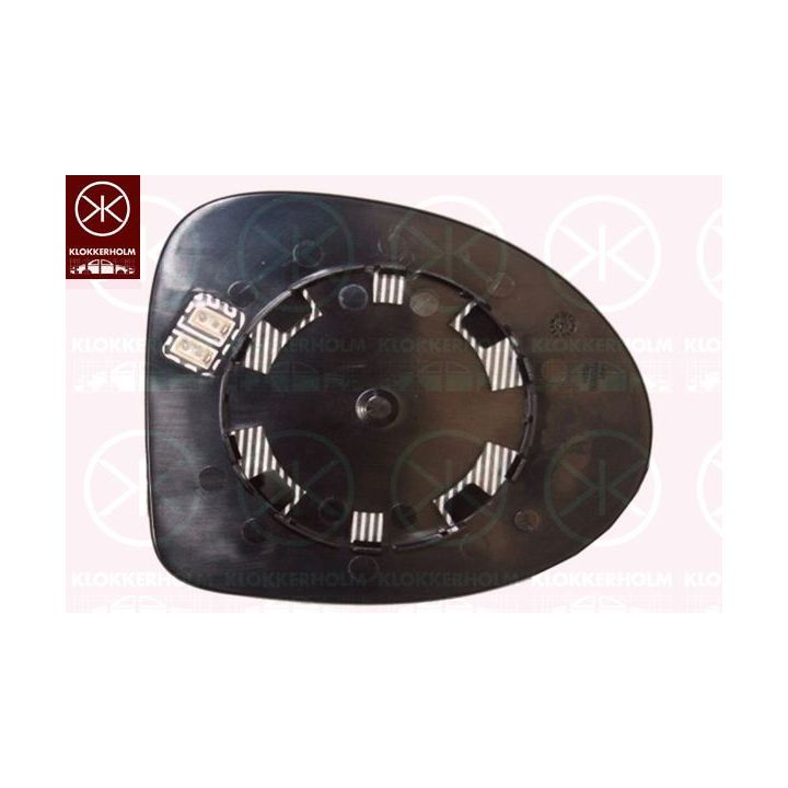 Veidrodėlio stiklas, išorinis veidrodėlis KLOKKERHOLM 60061064