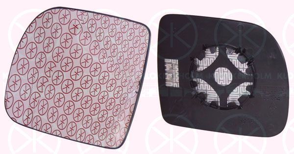 Veidrodėlio stiklas, išorinis veidrodėlis KLOKKERHOLM 60101065