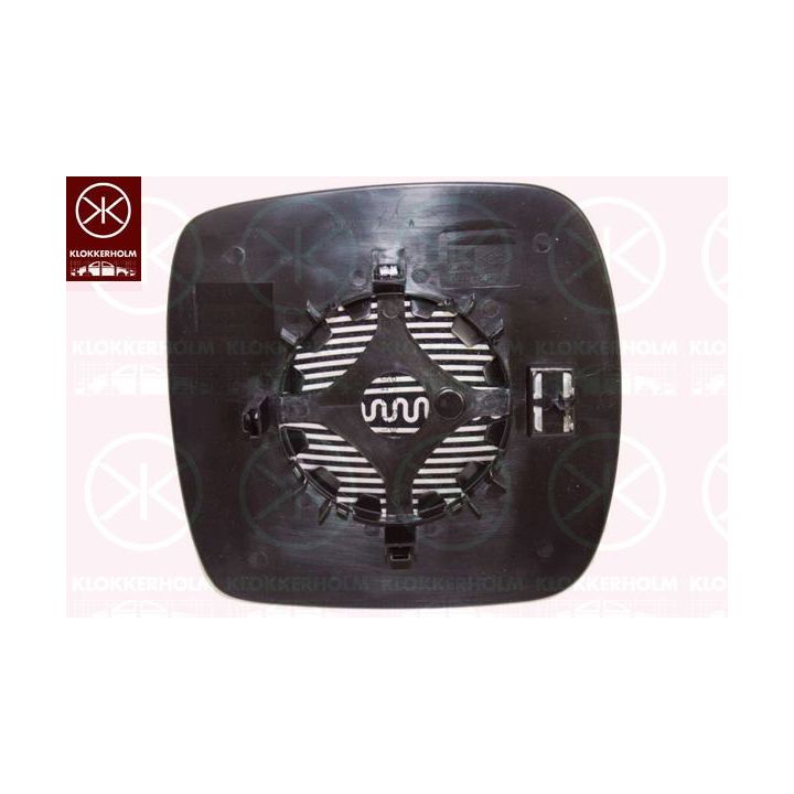 Veidrodėlio stiklas, išorinis veidrodėlis KLOKKERHOLM 60111060