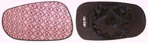 Veidrodėlio stiklas, išorinis veidrodėlis KLOKKERHOLM 60321063