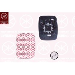 Veidrodėlio stiklas, išorinis veidrodėlis KLOKKERHOLM 60631067