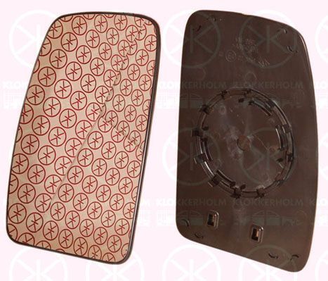 Veidrodėlio stiklas, išorinis veidrodėlis KLOKKERHOLM 60881062