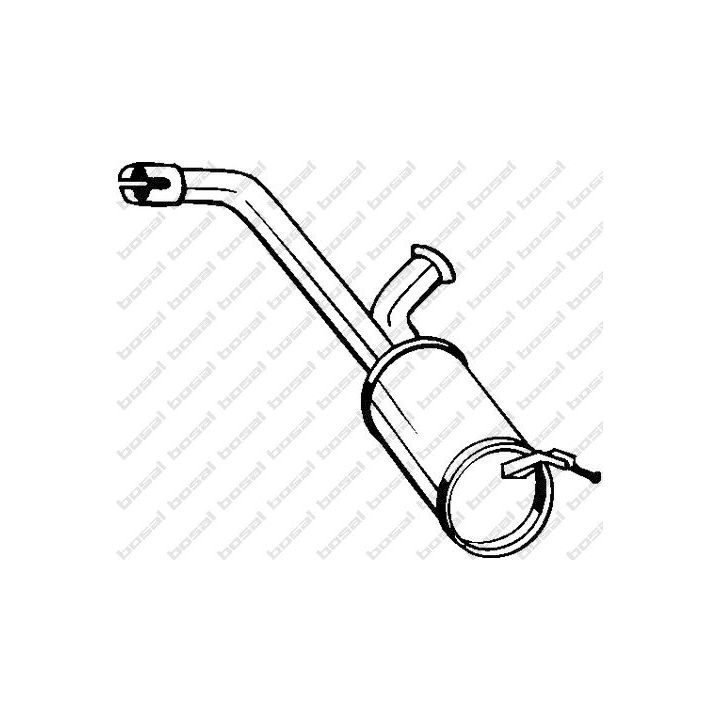 Vidurinis duslintuvas KLOKKERHOLM 135-095