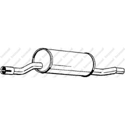 Vidurinis duslintuvas KLOKKERHOLM 135-465