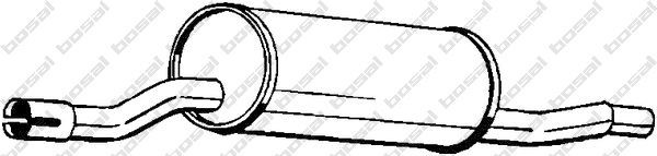 Vidurinis duslintuvas KLOKKERHOLM 135-465