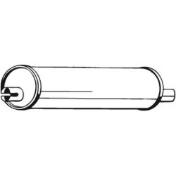 Vidurinis duslintuvas KLOKKERHOLM 148-017