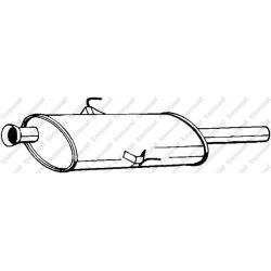 Vidurinis duslintuvas KLOKKERHOLM 200-153