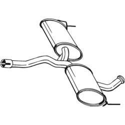 Vidurinis duslintuvas KLOKKERHOLM 200-731